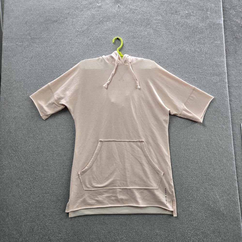 Gymshark x Steve‎ Cook Men Hoodie L Pink Short Sleeve Pullover